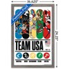 Trends International Looney Tunes x Team USA - Bars Framed Wall Poster Prints - 3 of 4