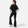 Anna-Kaci Active Women's High Waist Flare Athletic Pants with Drawstring Waist - 4 of 4