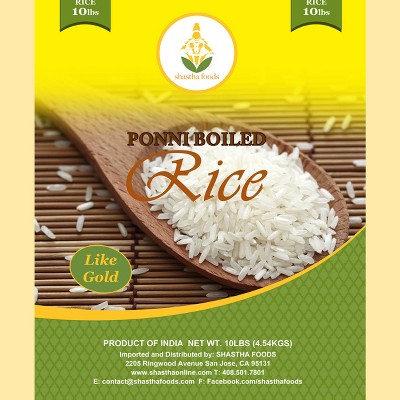 Shastha Ponni Boiled Rice 10 Lbs