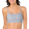 Fruit of the Loom Women's Spaghetti Strap Cotton Sports Bra 6-Pack - 2 of 4