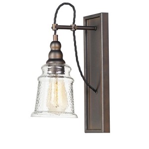 Maxim Lighting Revival 1 - Light Wall Light in  Oil Rubbed Bronze - 1 of 4