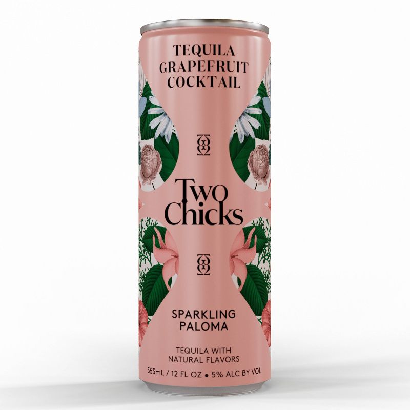 Two Chicks Sparkling Paloma Cocktail - 4pk/355ml Cans, 2 of 3