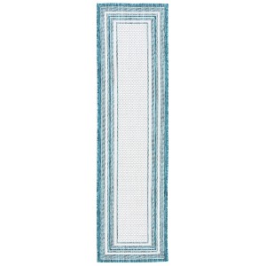 Courtyard CY8475 UV & Stain Resistant Non-Shedding Power Loomed Indoor/Outdoor Rugs - Safavieh - 1 of 4