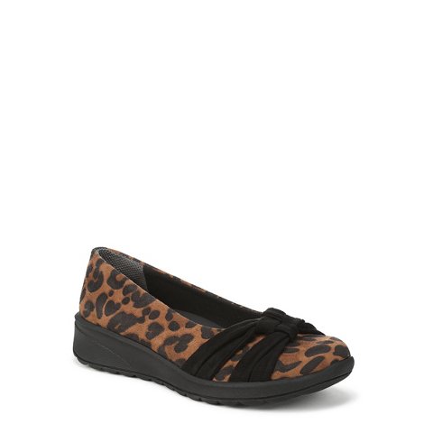 Обувь Bzees for Lifestride LifeStride Women's Glamour Ballet Flat Brown Leopard 9 M