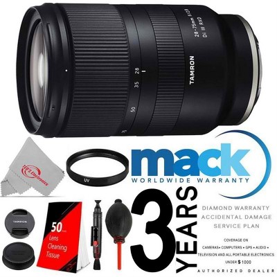 TAMRON 28-75mm f/2.8 Di III RXD E-Mount Lens/Full-Frame Format Lens for Sony E Bundle with Mack Warranty