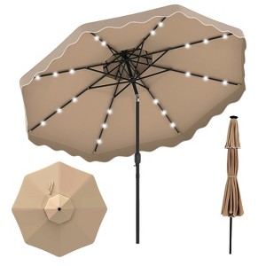 best canvas patio umbrella Turquoise Cantilever Patio Umbrella