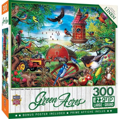 MasterPieces Inc Farmland Frolic 300 Piece Large EZ Grip Jigsaw Puzzle