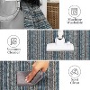 Washable Area Rugs for Living Room Low Pile Printed Braid Rug for Bedroom Modern Aesthetic Non Slip Large Floor Carpet for Living Room Bedroom - 4 of 4