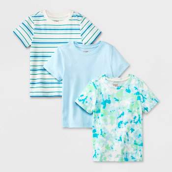 Toddler Boys' 3pk Short Sleeve Striped T-Shirt - Cat & Jack™