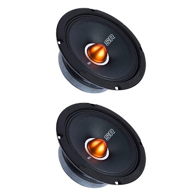  Memphis Audio SRXP62 Street Reference 6.5 Inch Pro Audio Component Car Speaker (2 Pack) 