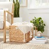 Woven Water Hyacinth Milk Crate - Brightroom™ - image 2 of 4