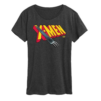 Women's - Marvel - Xmen Claw Rip Short Sleeve Graphic T-Shirt