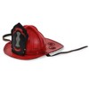 HomeRoots 8" Red and Black Metal Fireman Hand Painted Figurine - 3 of 4