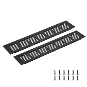 Unique Bargains Rectangle Ventilation Grille, Aluminum - 1 of 3