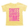 The Juniper Shop Sweet Summer Time Block Distressed Toddler Short Sleeve Tee - 2 of 4