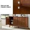 Elvira 60 Wide Sideboard with Adjustable Shelves|ARTFUL LIVING DESIGNS-WALNUT - 3 of 4