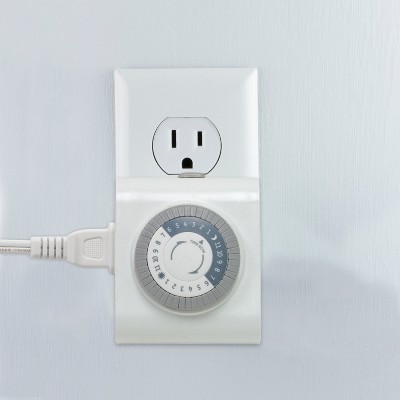 GE Indoor Mechanical Timer 24hr with 2 Outlets