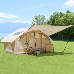 ORRD 6.3m² Inflatable Tent with Extended Awning | 5 Min Setup Electric Pump | 4-6 Person All-Weather Camping Tent - 1 of 4