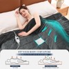 Inhand Heated Weighted Blanket - 13 lbs (50” x 60”) Large, Cozy and Soft Flannel, Fast Heat Throw Blanket with Auto Shut-Off Timer - 3 of 4