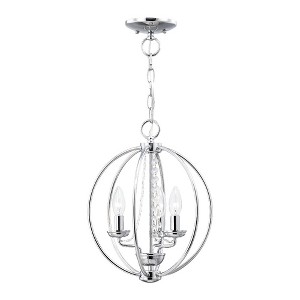 Livex Lighting Arabella 3 - Light Chandelier in  Polished Chrome - 1 of 1