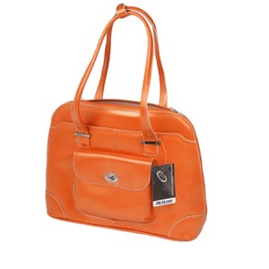 McKlein USA Avon 15" Leather Laptop Briefcase for Women – Orange : McKleinUSA - 1 of 4
