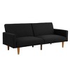 CAVINAS Modern Adjustable Sofa Bed Convertible Folding Couch with Wooden Leg for Apartment, Living Rooms - 2 of 4