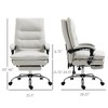 Aghana Digitals Cream White Microfibre Office Chair with 6 Vibration Massage Points, Lumbar - 2 of 4