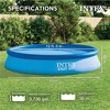 Intex Easy Set Inflatable Puncture Resistant Circular Above Ground Portable Outdoor Family Swimming Pool with Filter - 2 of 4