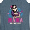 Women's Disney Imelda Mama Knows Best Graphic Racerback Tank - Heather Blue - Medium - 2 of 4