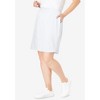 Woman Within Plus Size Stretch Cotton Skort - 4 of 4