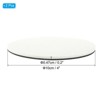 Unique Bargains Diamaceous Round Instant Dry Indoors Plant Saucer 4 Inch White - 2 of 4