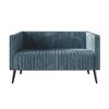 ChaletPosh Velvet Love Seat - 3 of 4