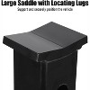 Acekool 22 Ton Pin Type Jack Stands,2-Pack,Adjustable 11–18in,Quick-Release Pin,44,000LB Heavy Vehicle Support for Trucks，SUV - 3 of 4