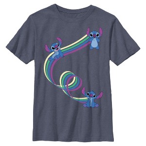 Boys Lilo & Stitch Ribbon Stitches T Shirt - 1 of 4