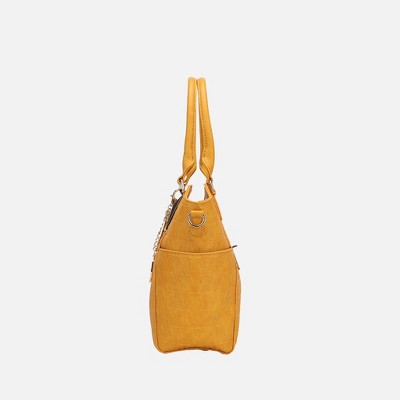 MKF Collection Tote Bag Multi Pocket Zip Closure, Lucy | MKF Collection by Mia K - Fuchsia — фото 7
