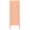 vidaXL Storage Cabinet Pink 16.7"x13.8"x40" Steel - 4 of 4