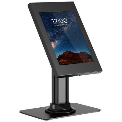 Mount-It! Anti-Theft Locking Tablet Kiosk Countertop Stand Compatible w/ iPad 10, 9, 8, iPad Pro 11, 10.5, iPad Air 10.5 for Business & Retail | Black