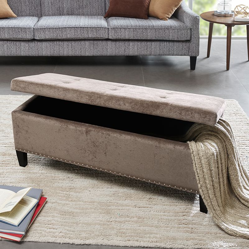 Tufted-Top Storage Ottoman, 3 of 10