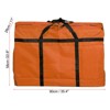 Unique Bargains Foldable Storage Bags with Zipper for Bedding 2 Pcs Orange - 2 of 4