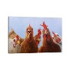 iCanvas Chicken For Dinner Blue by Lucia Heffernan Canvas Print Wall Art - 2 of 3