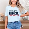 Simply Sage Market Women's Made In The USA Blue Short Sleeve Graphic Tee - 2 of 4