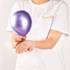 PartyWoo Balloons Metallic Purple Chrome Small Mini 5 Inch 50 pcs - 2 of 4