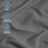 4 Piece Bed Sheet Set with Envelope Pillowcases - Ultra Soft - Bare Home - 4 of 4