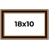 PosterPalooza | Weathered Gold Picture Frame - UV Acrylic, Backing Board, Hanging Hardware Included - 2 of 4
