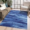 Acekool Abstract Rug, Washable Foldable Area Rug, Non-Slip, Soft Thin, for Living Room - 2 of 4