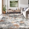 Runner Rug, Vintage Abstract Washable Hallway Runners for Kitchen Laundry Room, Ultra-Thin Soft Non-Slip Rug Runners for Entryway Bedroom - 2 of 4
