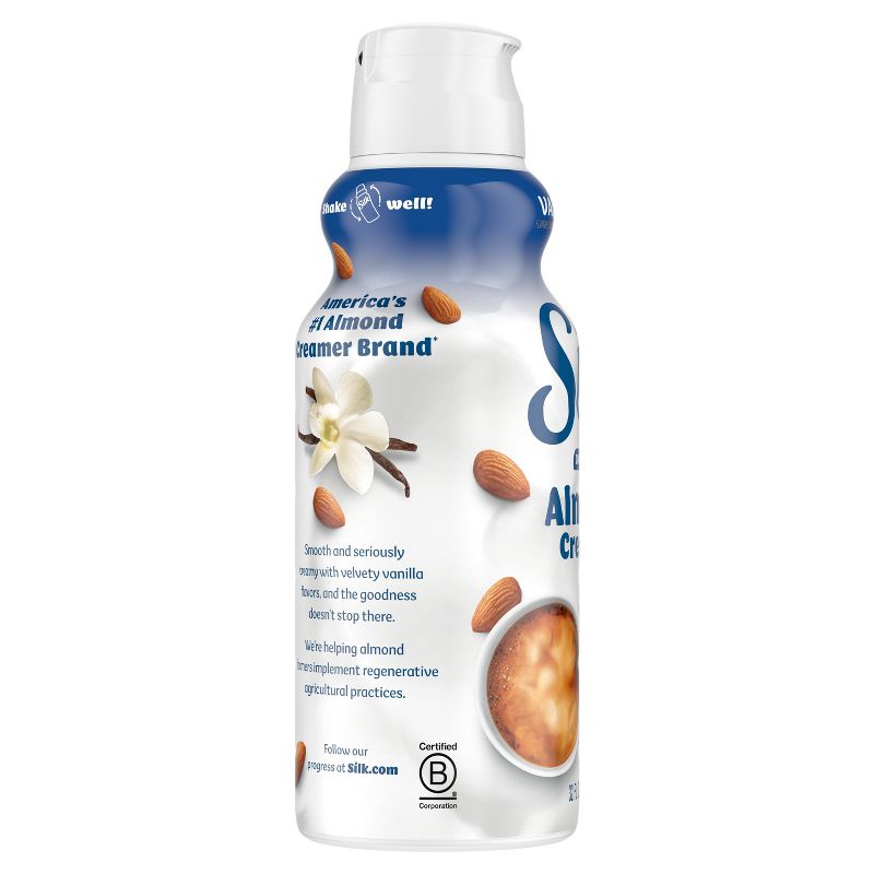 Silk Vanilla Almond Creamer - 32 fl oz (1qt) Bottle, 4 of 15