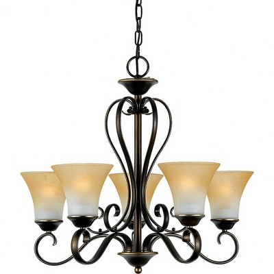 Quoizel Lighting Duchess 5 - Light Chandelier in  Palladian Bronze