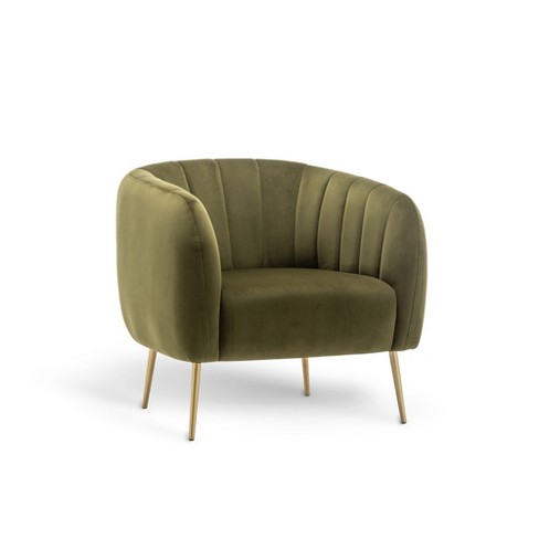 Target green velvet sales chair