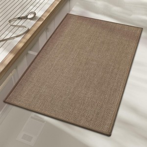 BAGOKIE Non-Slip Bath Mat Super Absorbent & Quick Dry Bathroom Rug - 1 of 4